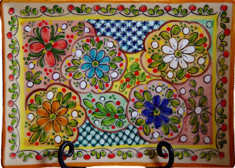 Bandeja rectangular mosaico (2)