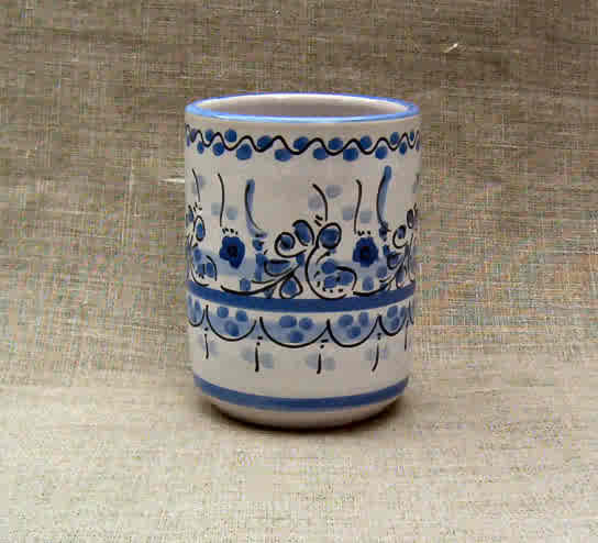 Vaso recto azul